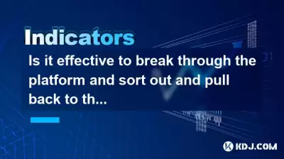 Is it effective to break through the platform and sort out and pull back to the neckline with large volume?