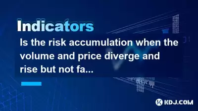 Ist die Risikoakkumulation, wenn das Volumen und der Preis abweichen und steigen, aber nicht fallen?