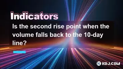 Le deuxième point de montée est-il lorsque le volume retombe à la ligne de 10 jours?