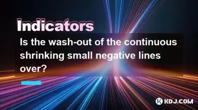 Ist das Auswaschen der kontinuierlichen, kleinen negativen Linien vorbei?