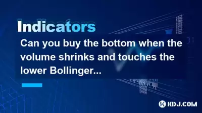 Can you buy the bottom when the volume shrinks and touches the lower Bollinger band during sideways fluctuations?