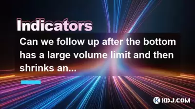 Can we follow up after the bottom has a large volume limit and then shrinks and steps on the 5-day line?
