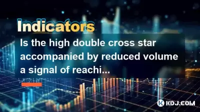 Is the high double cross star accompanied by reduced volume a signal of reaching the top?
