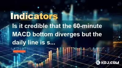 Est-il crédible que le fond MACD de 60 minutes diverge mais la ligne quotidienne est toujours en baisse?