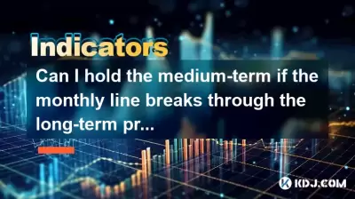 如果每月的線路突破長期壓力 +每週移動平均值分歧，我可以保持中期嗎？