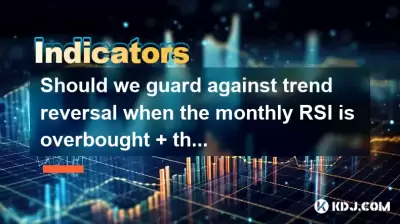 Should we guard against trend reversal when the monthly RSI is overbought + the weekly line has a long upper shadow?