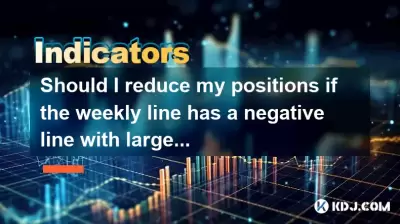 Should I reduce my positions if the weekly line has a negative line with large volume + the daily line falls below the middle Bollinger line?