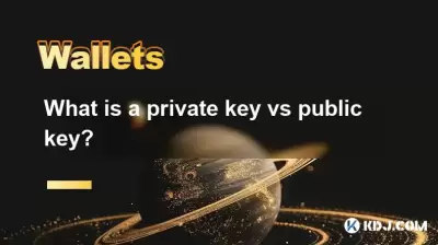 What is a private key vs public key?