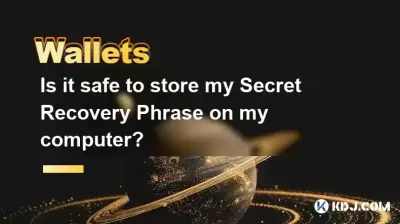 Est-il prudent de stocker ma phrase de récupération secrète sur mon ordinateur?