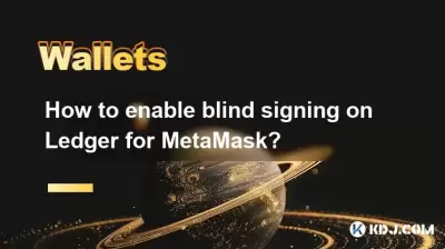 Wie kann ich Blind Signing on Ledger für Metamask ermöglichen?