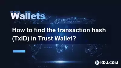 How to find the transaction hash (TxID) in Trust Wallet?