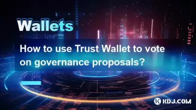 How to use Trust Wallet to vote on governance proposals?