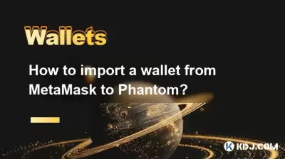 Comment importer un portefeuille de Metamask à Phantom?
