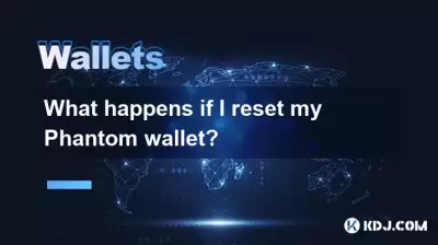 Que se passe-t-il si je réinitialise mon portefeuille fantôme?