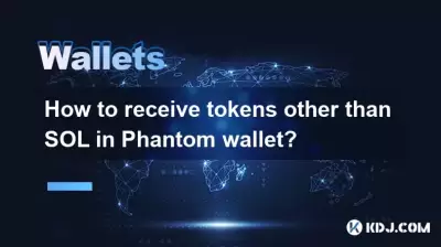 Wie empfange ich andere Token als Sol in Phantom Wallet?
