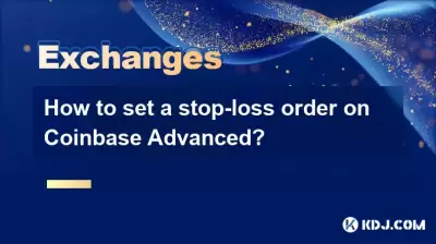 How to set a stop-loss order on Coinbase Advanced?