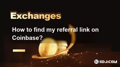 How to find my referral link on Coinbase?