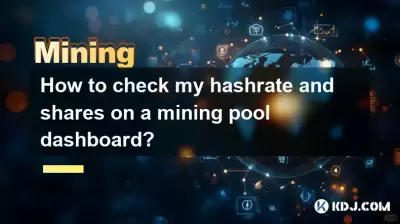 How to check my hashrate and shares on a mining pool dashboard? How to check my hashrate and shares on a mining pool dashboard?