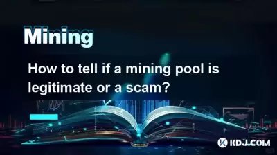 How to tell if a mining pool is legitimate or a scam? How to tell if a mining pool is legitimate or a scam?
