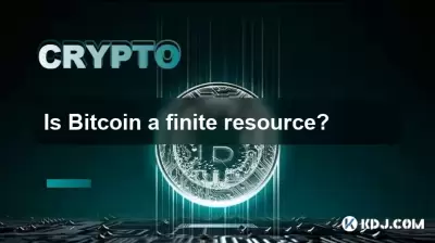 Is Bitcoin a finite resource?