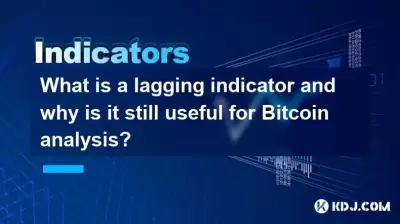What is a lagging indicator and why is it still useful for Bitcoin analysis?
