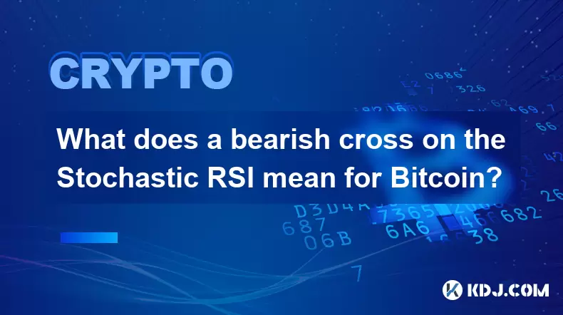What does a bearish cross on the Stochastic RSI mean for Bitcoin? What does a bearish cross on the Stochastic RSI mean for Bitcoin?