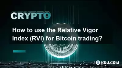 Wie benutze ich den relativen Vigorindex (RVI) für Bitcoin Handel?