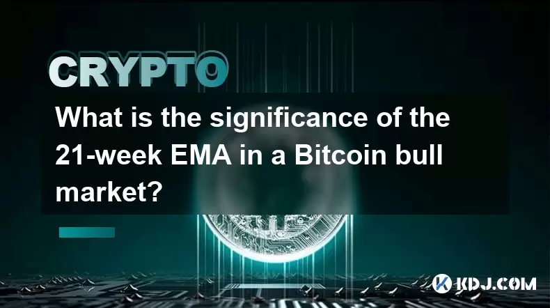 What is the significance of the 21-week EMA in a Bitcoin bull market? What is the significance of the 21-week EMA in a Bitcoin bull market?