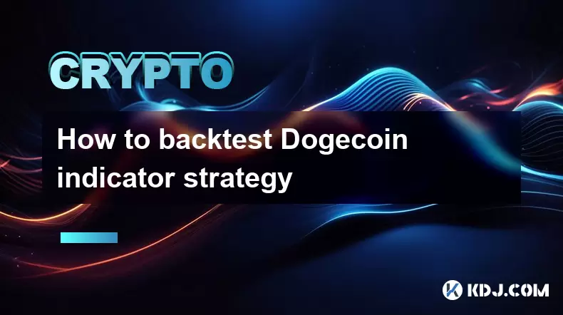 How to backtest Bitcoincoin indicator strategy How to backtest Bitcoincoin indicator strategy