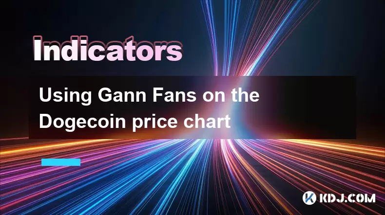 Dogeコイン価格チャートでGannファンを使用します Dogeコイン価格チャートでGannファンを使用します