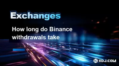 How long do Binance withdrawals take