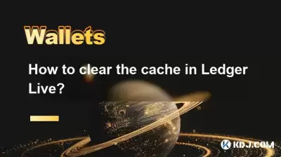 Comment effacer le cache dans Ledger Live?