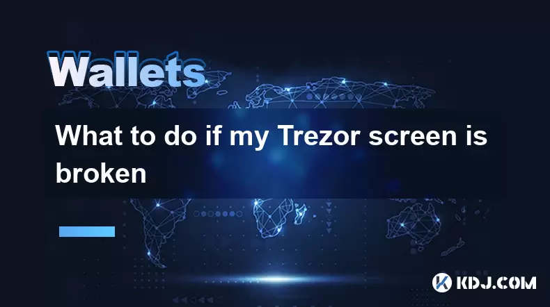 What to do if my Trezor screen is broken What to do if my Trezor screen is broken