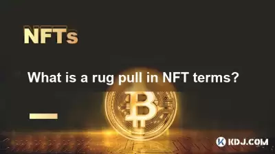 NFT 용어의 양탄자 당김은 무엇입니까?