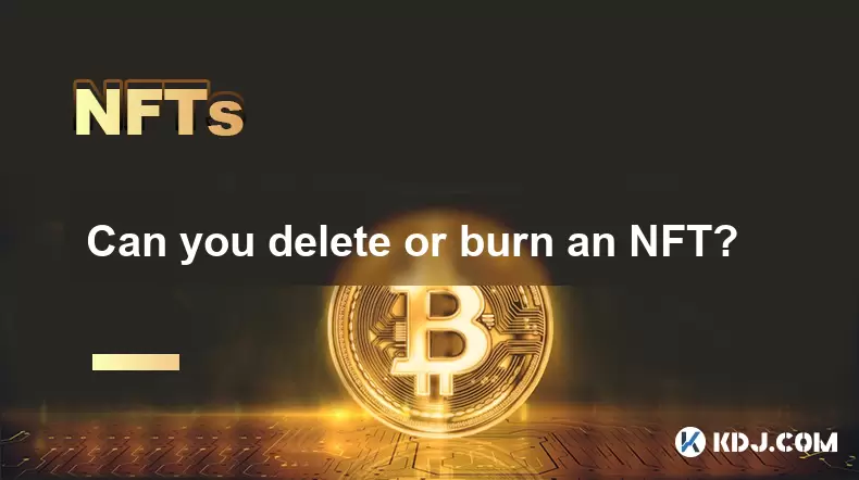 您可以删除或燃烧NFT吗? 您可以删除或燃烧NFT吗?