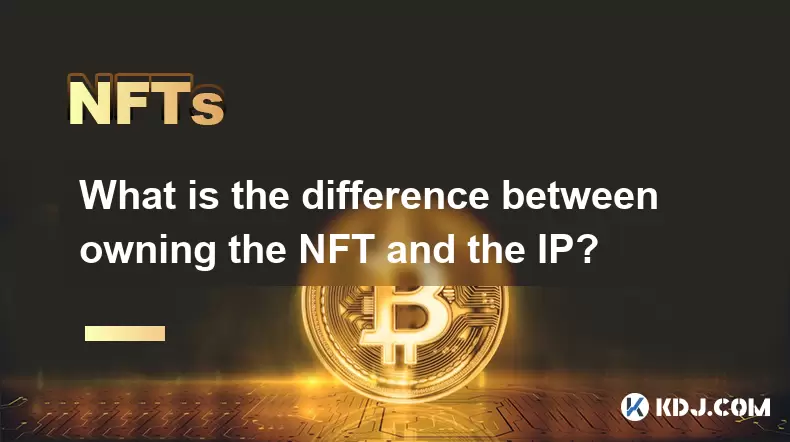 Was ist der Unterschied zwischen dem Besitz des NFT und der IP? Was ist der Unterschied zwischen dem Besitz des NFT und der IP?