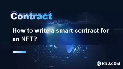 How to write a smart contract for an NFT?