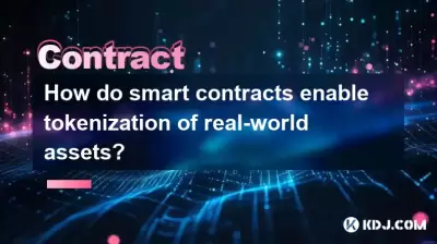 How do smart contracts enable tokenization of real-world assets?