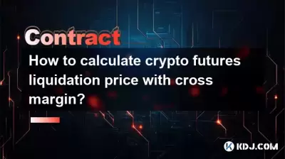 How to calculate crypto futures liquidation price with cross margin?