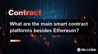What are the main smart contract platforms besides Ethereum?