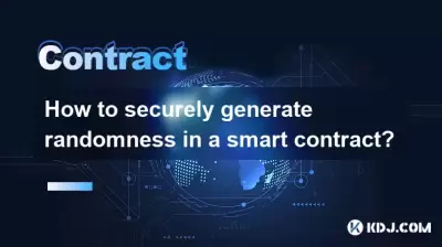 How to securely generate randomness in a smart contract?