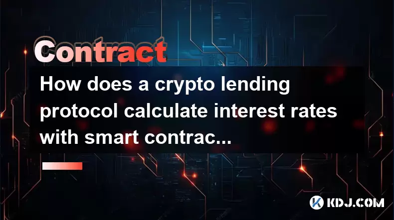 Comment un protocole de prêt cryptographique calcule-t-il les taux d'intérêt avec des contrats intelligents? Comment un protocole de prêt cryptographique calcule-t-il les taux d'intérêt avec des contrats intelligents?