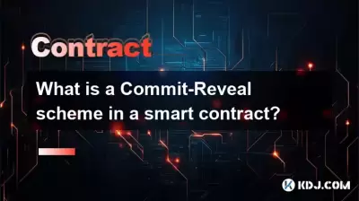 What is a Commit-Reveal scheme in a smart contract?