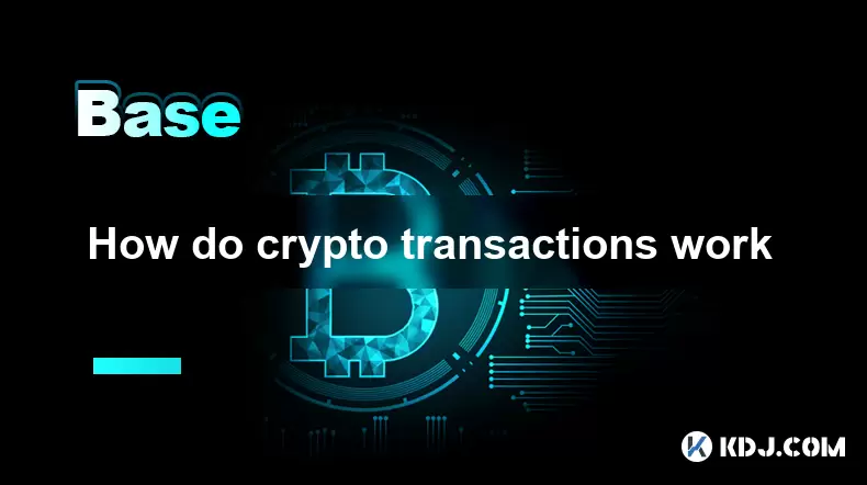 Wie funktionieren Krypto -Transaktionen? Wie funktionieren Krypto -Transaktionen?