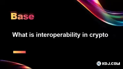What is interoperability in crypto