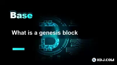 What is a genesis block What is a genesis block