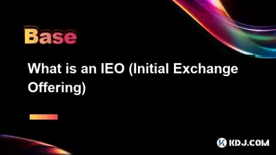 What is an IEO (Initial Exchange Offering) What is an IEO (Initial Exchange Offering)