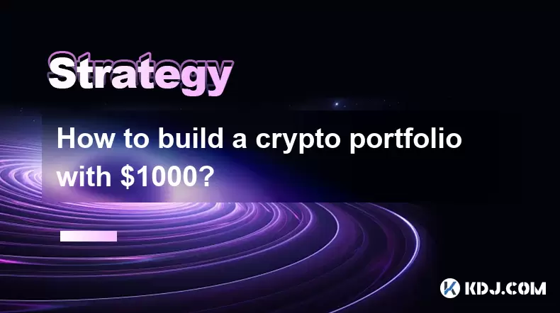 How to build a crypto portfolio with $1000? How to build a crypto portfolio with $1000?
