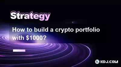 如何以$ 1000的價格構建加密產品組合? 如何以$ 1000的價格構建加密產品組合?
