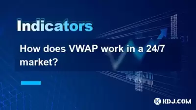 How does VWAP work in a 24/7 market?